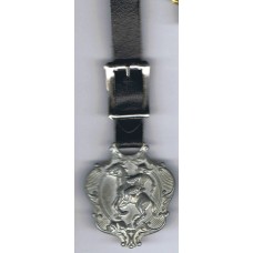 Teddy Roosevelt Rough Riders Logo Watch Fob with Strap